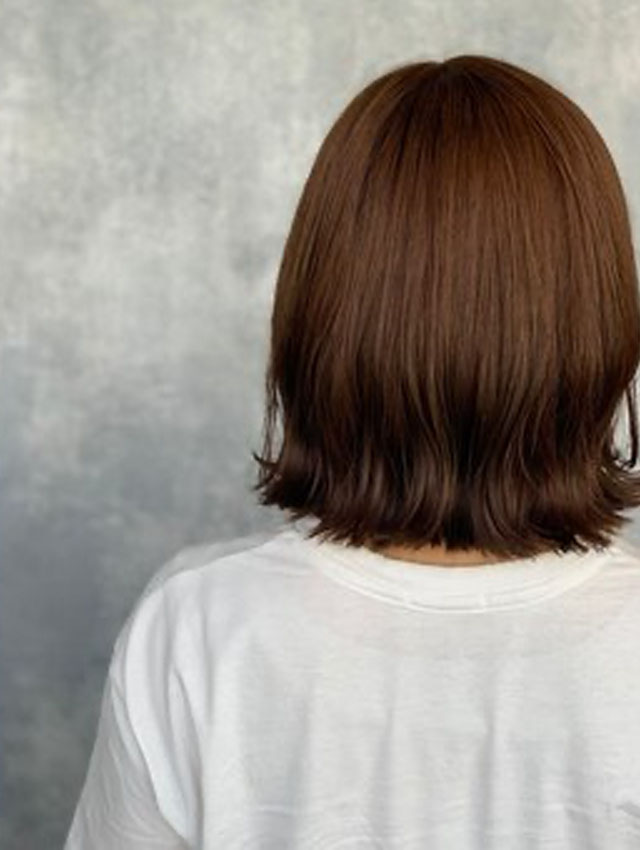 外はねスタイル。