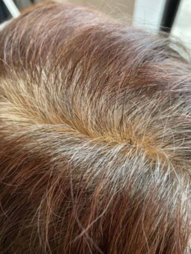 おしゃれ染めで白髪染め