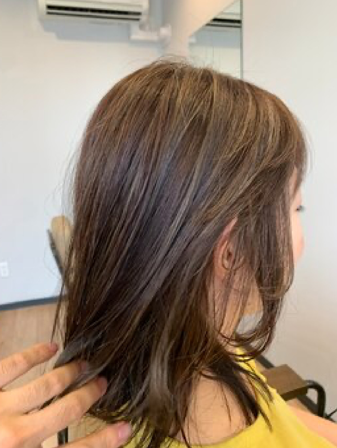 白髪ぼかしカラーから白髪活かしカラーに!