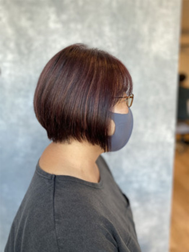 白髪ぼかしハイライト