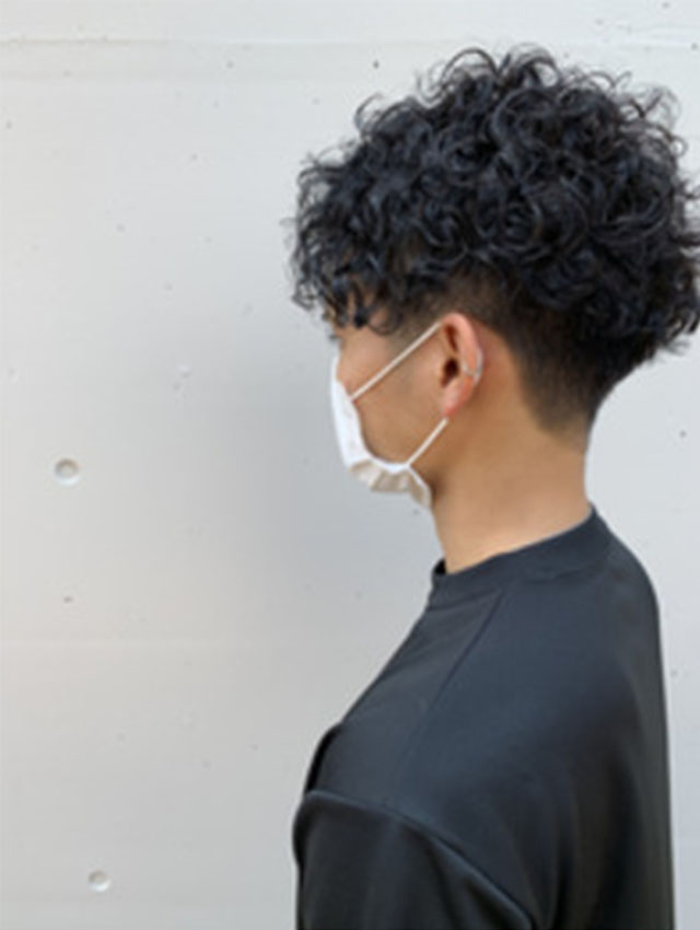 メンズスパイラルパーマ