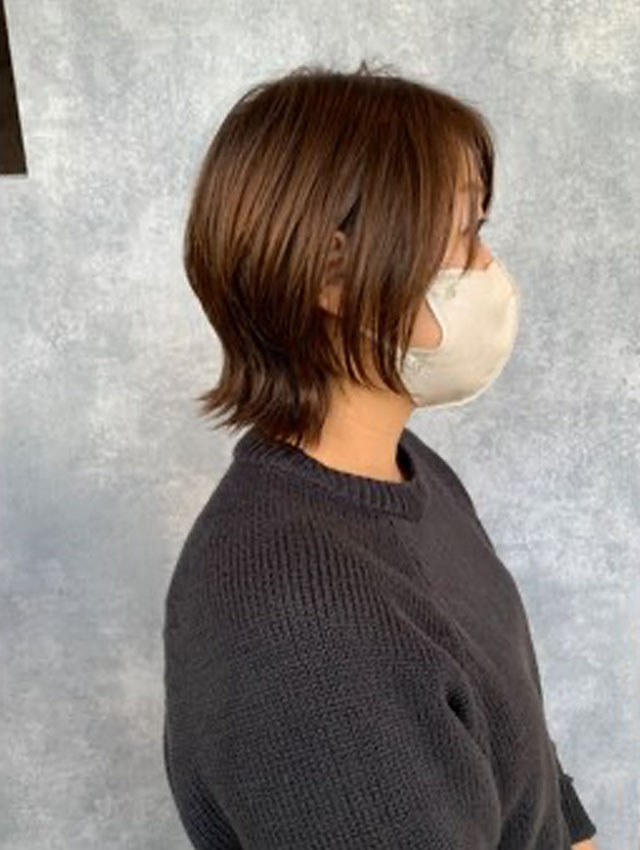 ショートからウルフスタイルに!