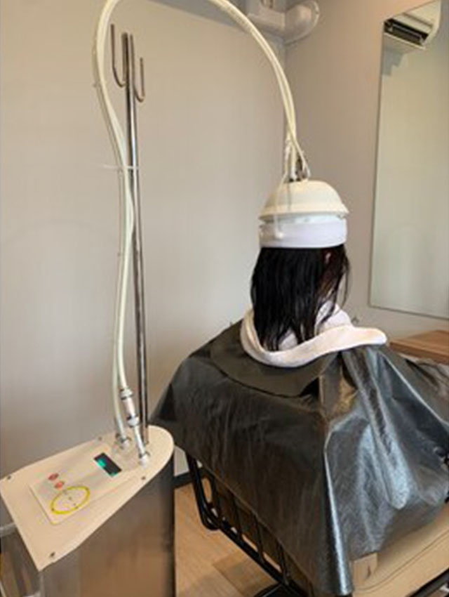 頭皮メンテナンスでバイオスパ