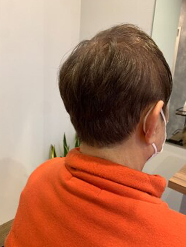 ニット帽スタイル